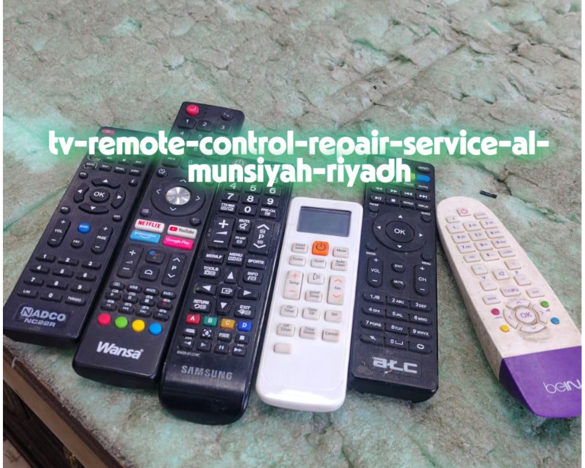 tv-remote-control-repair-service-al-munsiyah-riyadh